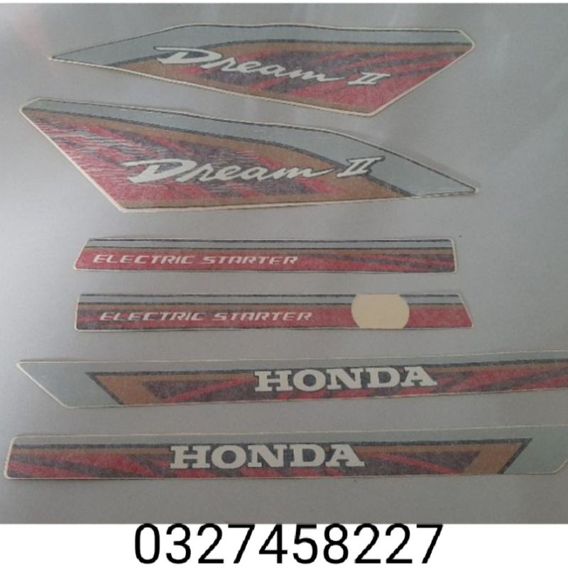 Bộ tem lửa xe DREAM thái xịn