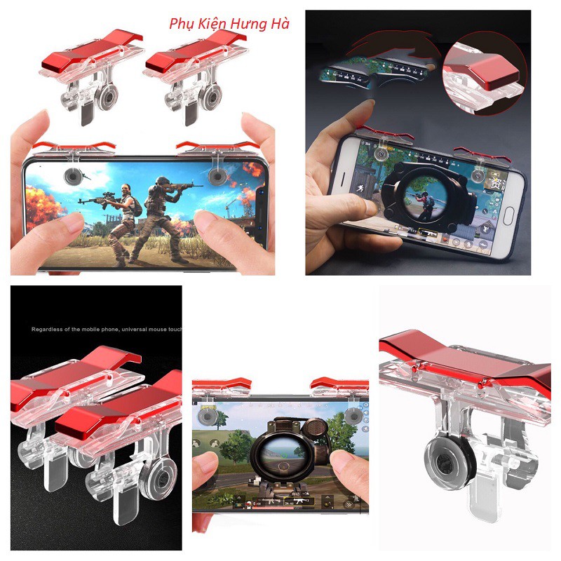 Bộ 2 Nút Chơi Game E9 hỗ trợ game PUBG cho tất cả các dòng máy smarphone