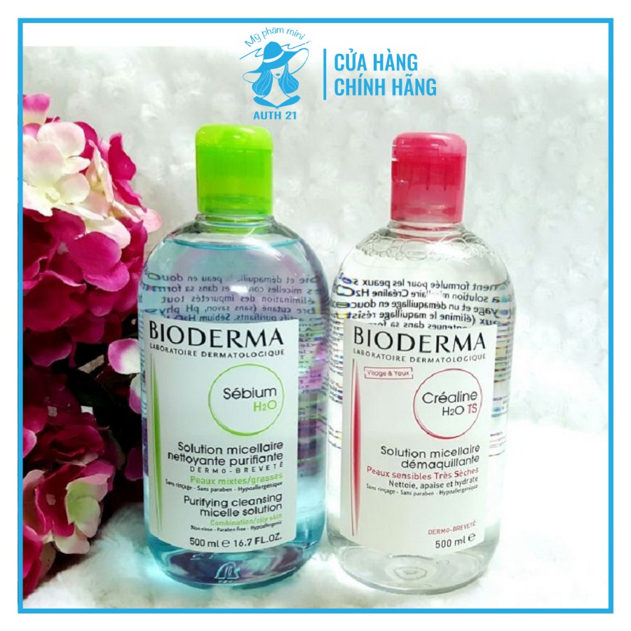 Tẩy trang Bioderma hàng sẵn 500ml