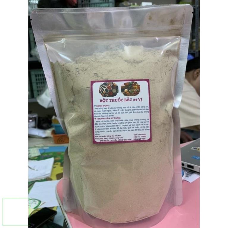 500gr Bột tắm trắng thuốc Bắc 24 vị handmade