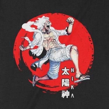 Áo Hoodie One Piece: Luffy Nika Gear 5, Trùm Cuối Manga Anime, Unisex Nỉ Bông 100% 2 màu nam nữ