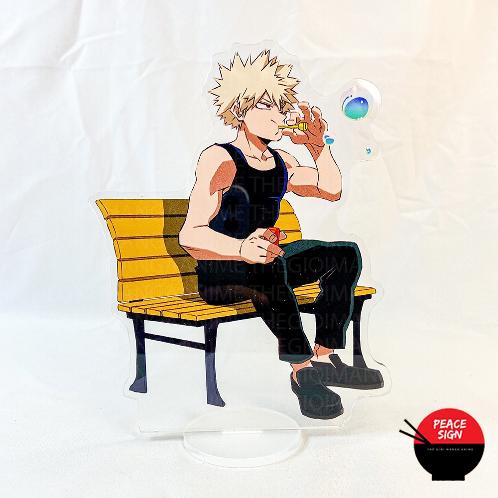 Standee BOKU NO HERO ACADEMIA ver BONG BÓNG mô hình Học Viện Anh Hùng tượng acrylic anime mica chibi