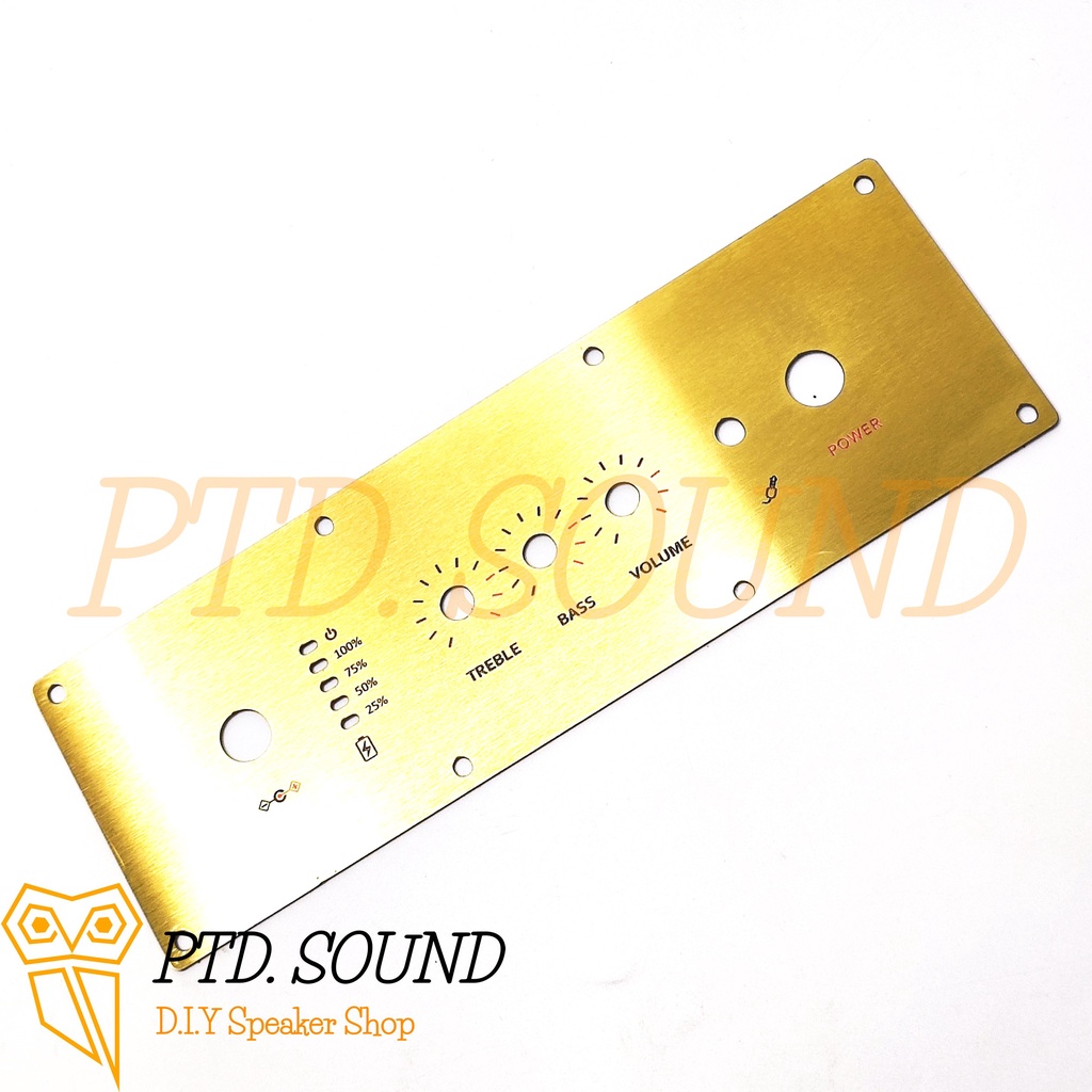 Mặt Control Inox mạch âm sắc LQSC 5532, KRC 30+60 Ver2, KRC 15+30 Ver2 DIY mặt Volume , từ PTD Sound