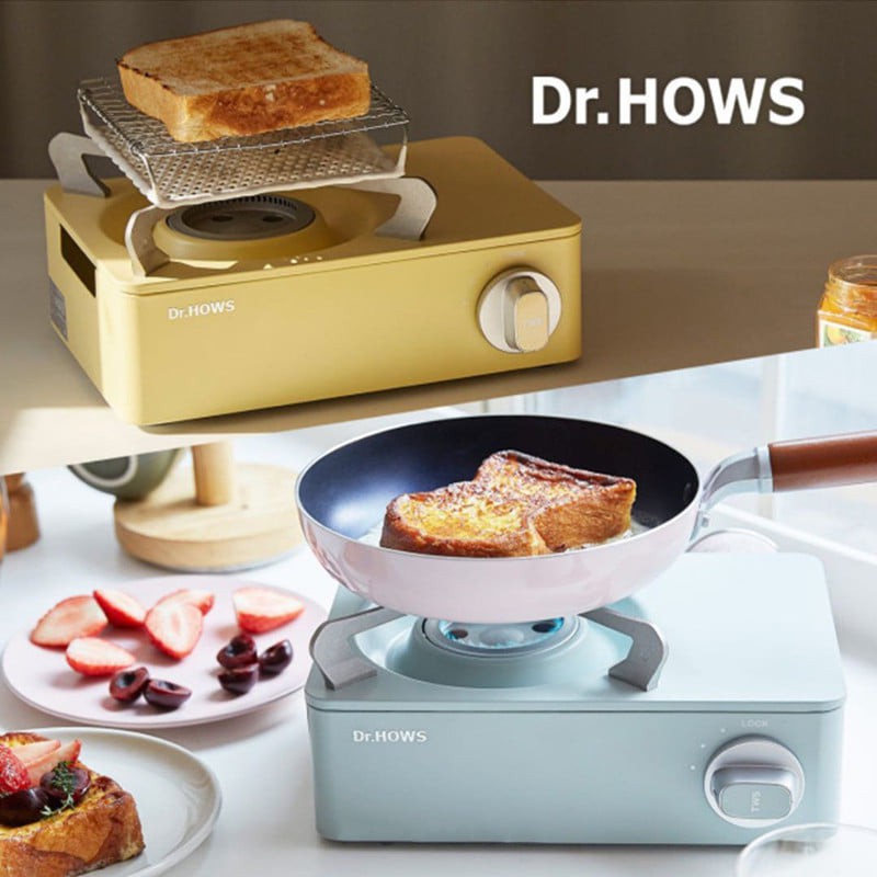 Bếp gas Dr.HOWS Twingle (Lemon)