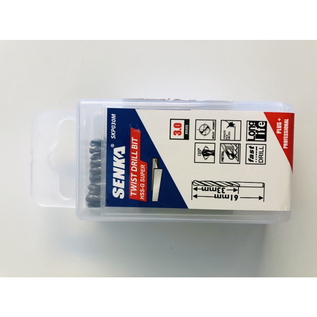 1  mũi khoan Thép, Inox SENKA Vàng đen cao cấp Công nghệ Đức