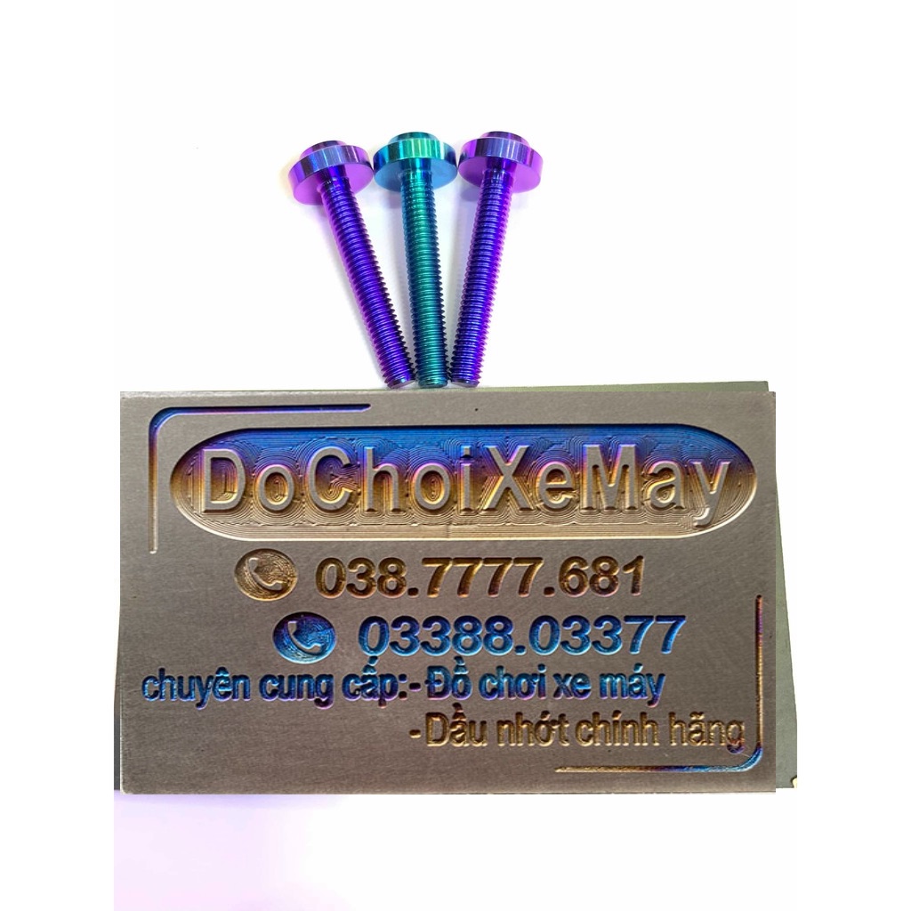 Ốc Titan Gr5 5li30 dù nhỏ gắn baga giữa Sonic Winner hoặc các cùm tay thắng vị trí nút chỉnh DoChoiXeMay