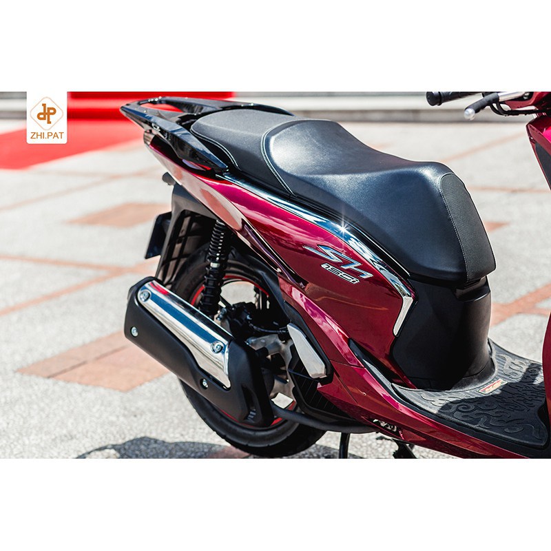 Ốp Pô SH 300i INOX Cho SH 2017 SH2018 SH2019 125i 150i 300i Phong Cách Sh Ý - Hàng Chính Hãng ZHI.PAT Cao Cấp