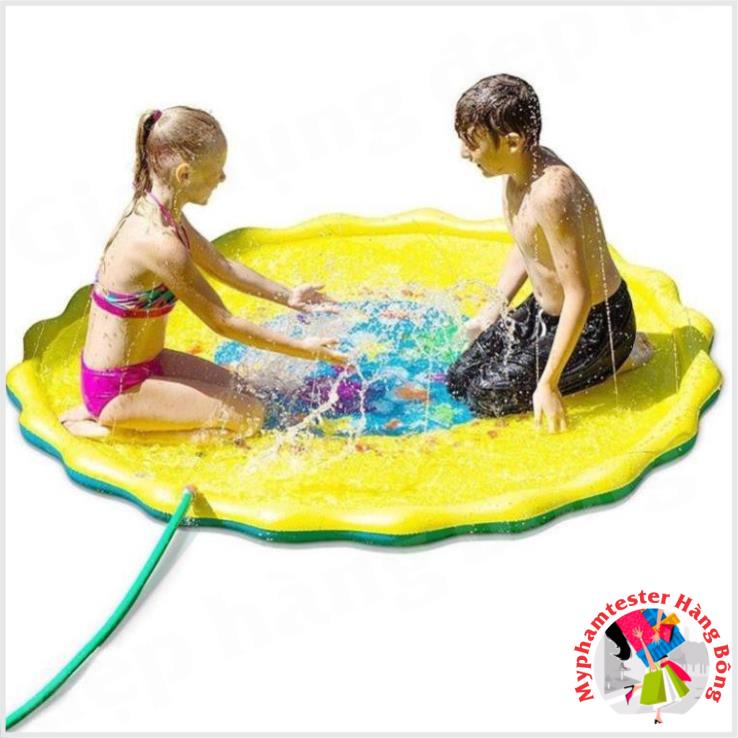 (SIÊU HOT) Đệm phao phun nước cho bé (fi 170cm) Đệm phao phun nước cho bé KT:1m7