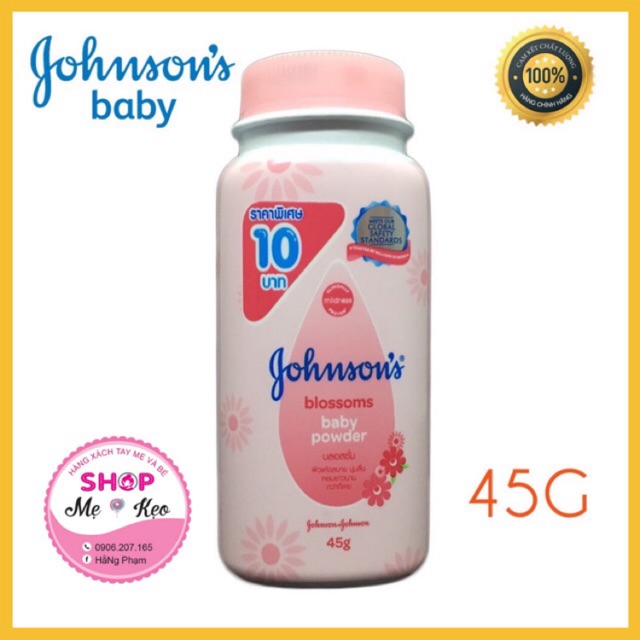 {Date 2024} Phấn rôm Johnson Baby 100g - CHÍNH HÃNG - chống hăm cho bé, an toàn dễ chịu Hàng nội địa Thái Lan