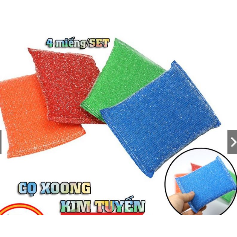 Miếng cọ xoong nồi bằng kim tuyến