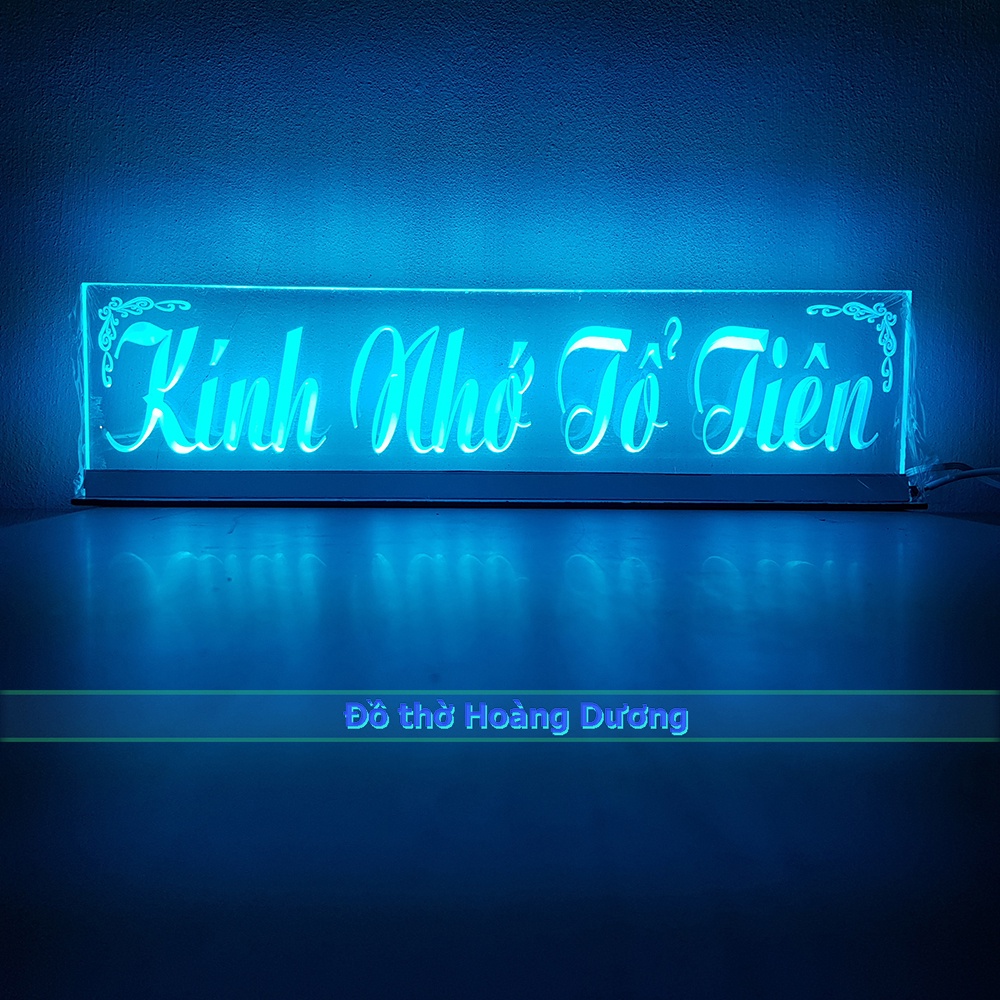 Chữ điện Kính Nhớ Tổ Tiên - Đồ thờ Hoàng Dương