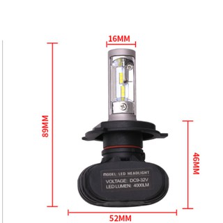 Đèn led siêu sáng - 4000 lumen - H4