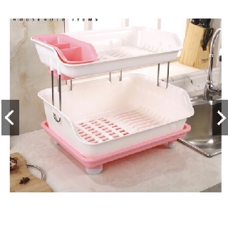 Kệ 2 tầng nhựa để bát chén