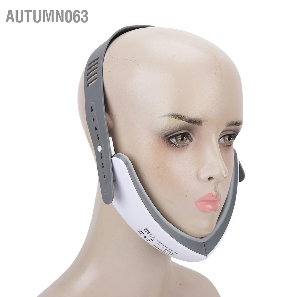 Autumn063 Máy giảm béo mặt Red Blue Light 5 Gears Rung tần số cao mát xa làm săn chắc da