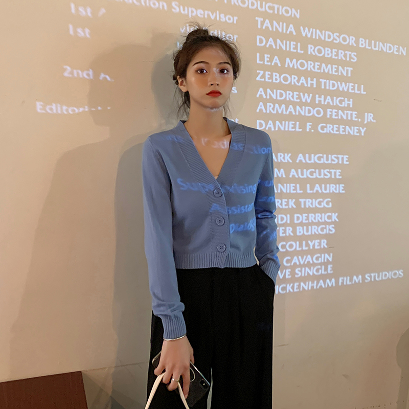 Áo Khoác Len Cổ Chữ V Phong Cách Hàn Quốc 3d | BigBuy360 - bigbuy360.vn