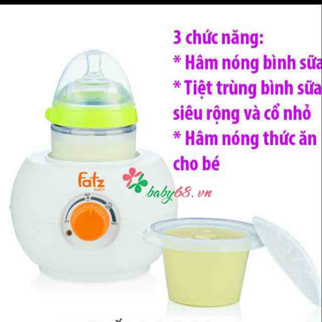 Máy hâm sữa bình cổ siêu rộng fatbaby FB3027SL