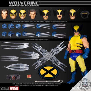 [Order báo giá] Mô hình chính hãng Mezco: Wolverine (Deluxe Steel box)