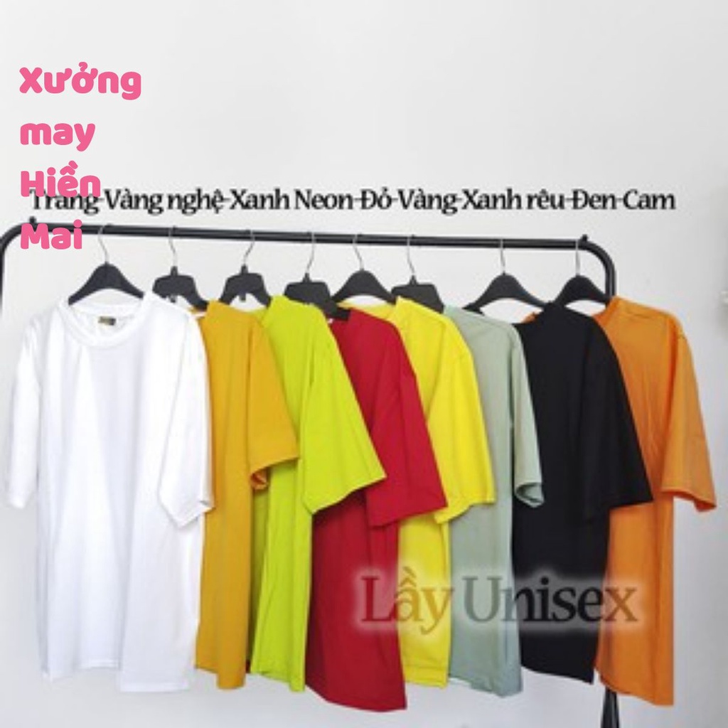 ❤️ Áo Thun Trơn 🤣 Nhiều Màu Ngắn Tay ❤️ Áo unisex, áo thun nam nữ đen trắng from rộng, vải cotton xịn [SIÊU RẺ]