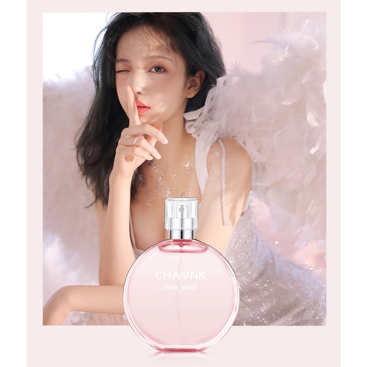 Nước hoa CHAVNK 50ml  JEAN MISS  Hương thơm lâu dài  hương thơm nhẹ nhàng tươi mát Cuộc gặp gỡ nhẹ nhàng và lãng mạn