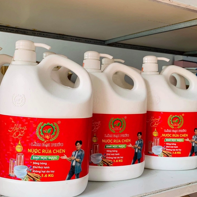 Nước Rửa Chén Can Lớn Lâm Đại Phúc Hương Quế