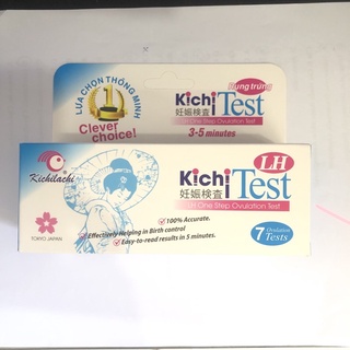  Que thử rụng trứng Kichi Test  hộp 7 que  