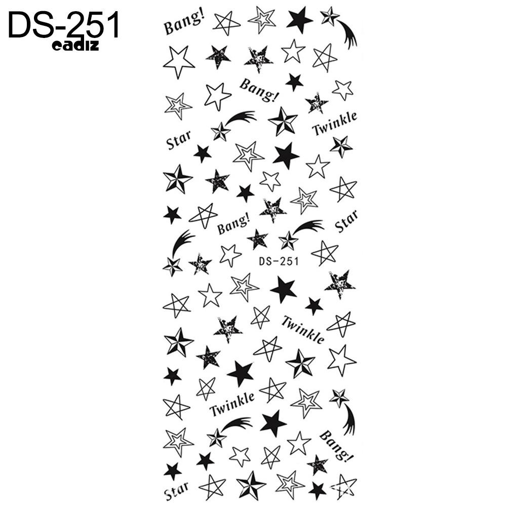 Tấm hình dán trang trí móng tay nghệ thuật xinh xắn