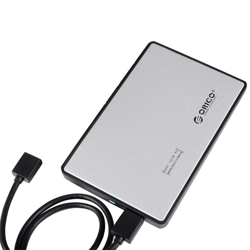 Hộp đựng ổ cứng 2.5" HDD BOX ORICO 2588US3 (Bạc/ Đỏ/Xanh)