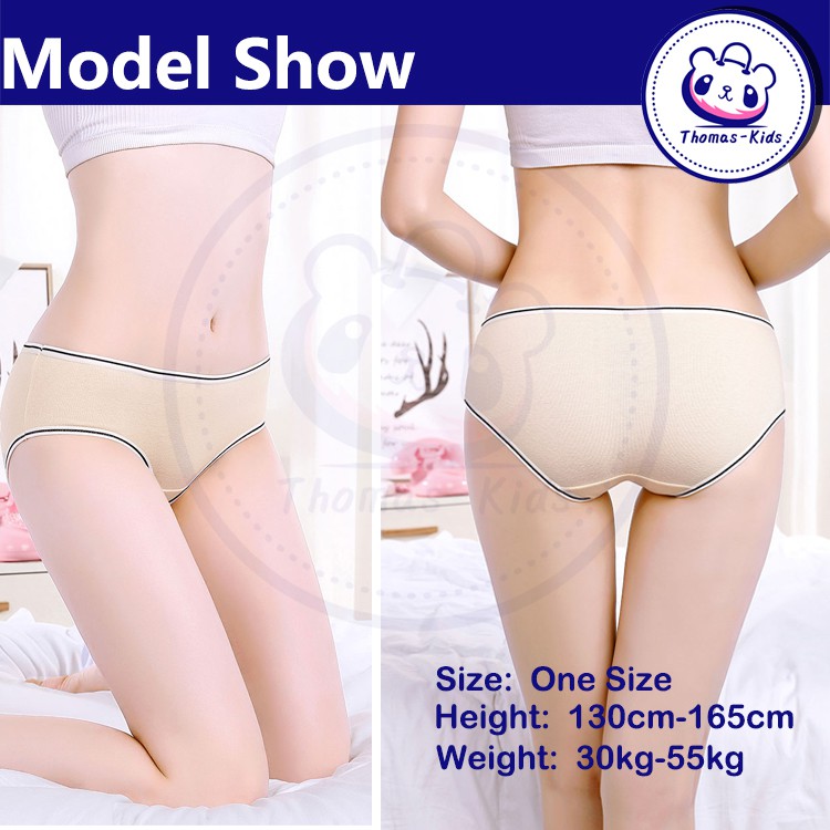 Quần lót cotton thoải mái thoáng khí dành cho bé từ 10-16 tuổi phong cách Hàn Quốc B221