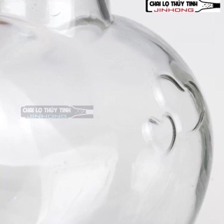 LỌ THUỶ TINH HÌNH TIM 300ml NÚT BẦN