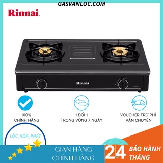 Bếp ga đôi rinnai rv-b274sb - ngọn lửa xanh - tiết kiệm ga - hàng chính hãng