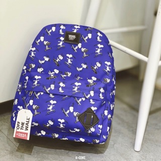 Vans x Peanuts Old Skool Backpack | Balo Vans Snoopy Xanh