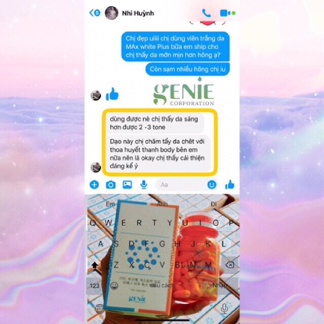 VIÊN UỐNG MAX WHITE PLUS GENIE | BigBuy360 - bigbuy360.vn