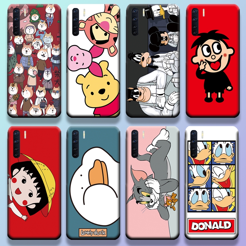 DONALD DUCK Ốp Điện Thoại Dẻo Họa Tiết Hoạt Hình Mèo / Chuột / Vịt Donald Dễ Thương Cho Oppo F15 F11 Pro F9 1