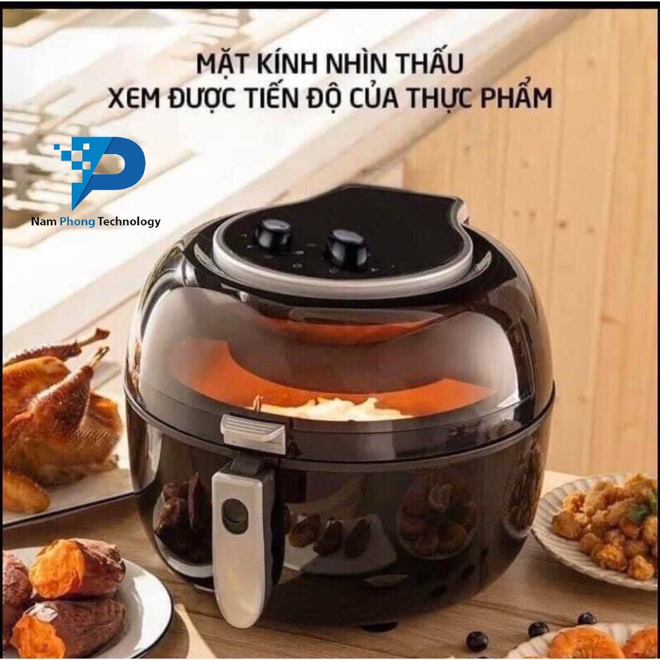 NỒI CHIÊN KHÔNG DẦU 8L PL HOME THE CHEF AIR FRYER - 8L - BẢO HÀNH 12 THÁNG CHÍNH HÃNG