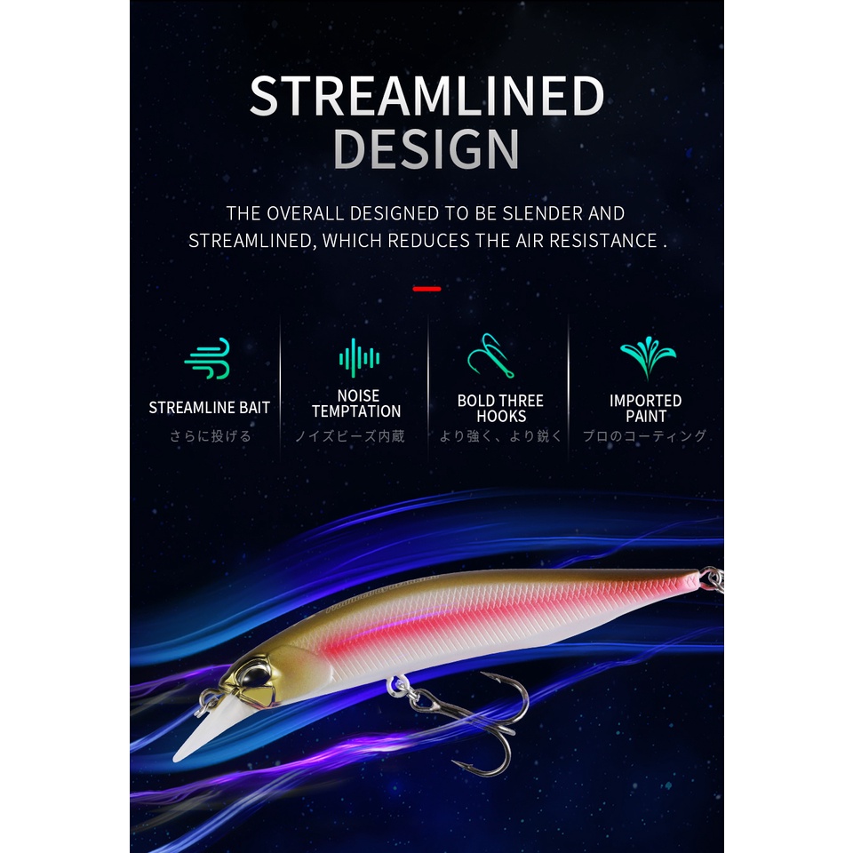 Mồi Câu Cá Giả 85mm 8g 14 Màu Chất Lượng Cao 1.3-1.8m