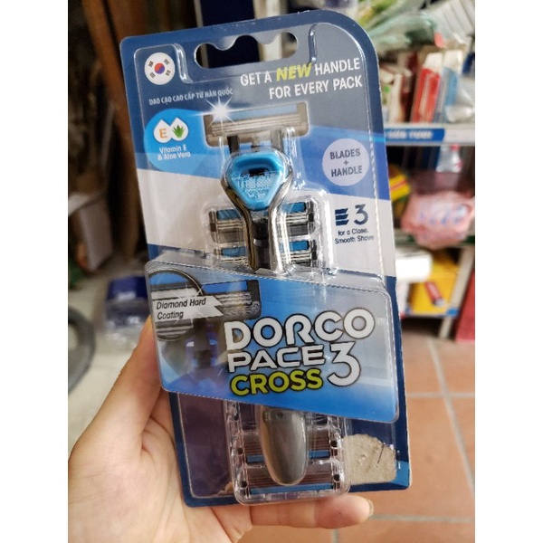 DAO CẠO DORCO 3 LƯỠI [ Siêu bén, Sắc]