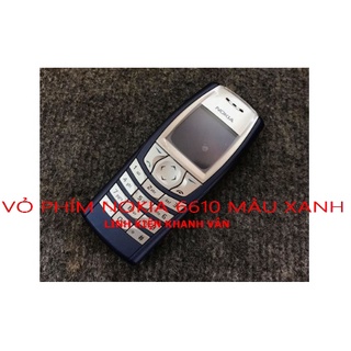 Vỏ phím nokia 6610 màu xanh