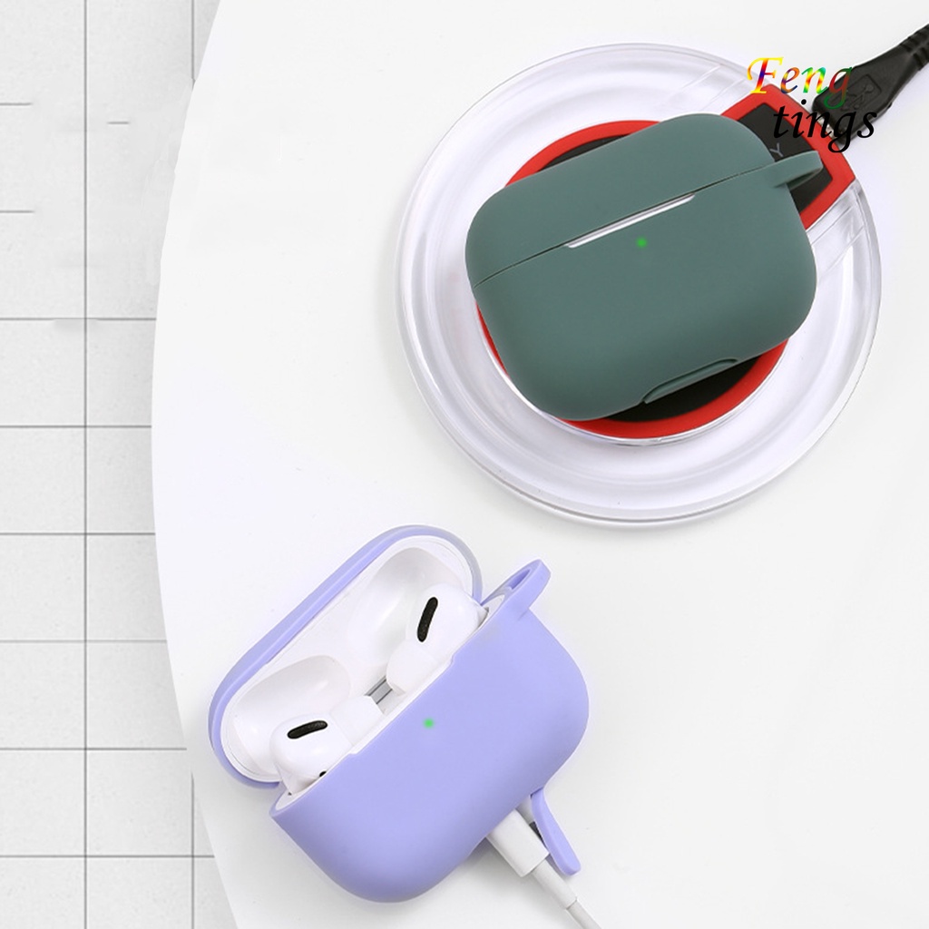 Vỏ bảo vệ hộp sạc tai nghe bluetooth bằng silicon thích hợp cho Airpods Pro