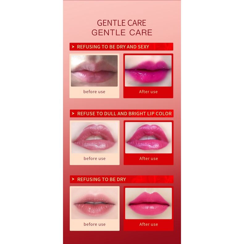 Son Môi Dưỡng Ẩm Lâu Trôi Không Thấm Nước Thay Đổi Màu Sắc Chất Lượng Cao Dành Cho Nữ