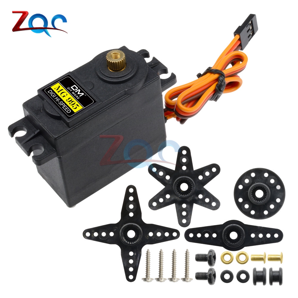 MG995 MG 995 55g Servo Bánh răng kim loại kỹ thuật số RC Robot ô tô Servo cho máy bay trực thăng HPI