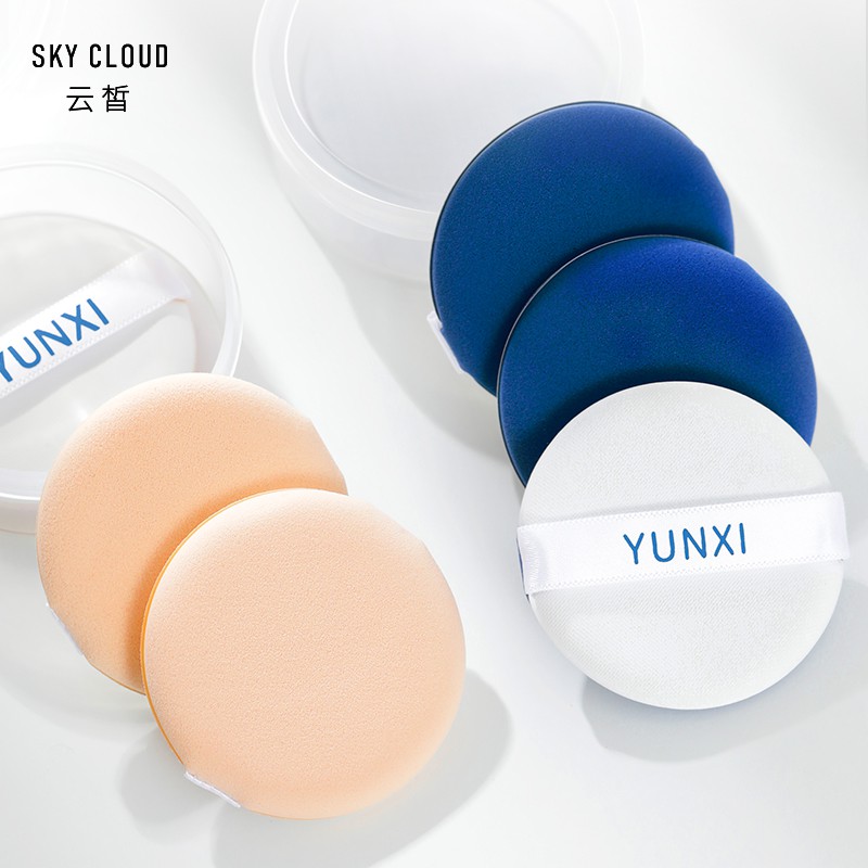 ♥❤ ❥ Yunxi transparent silica gel powder puff BB Cream jelly crystal dressing no powder make-up puff dry and wet air cus