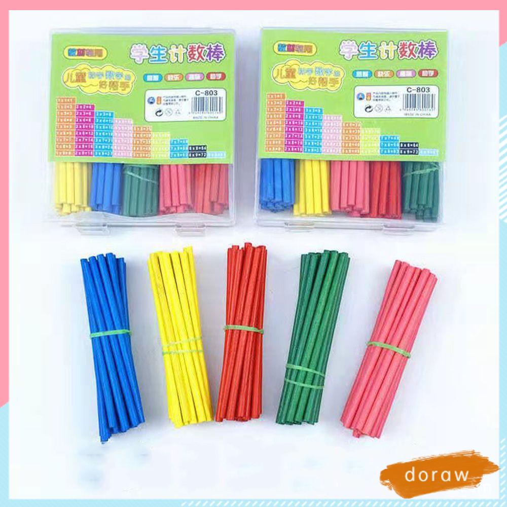 Bộ Que Học Toán Bằng Gỗ Nhiều Màu Dành Cho Trẻ Mẫu Giáo
