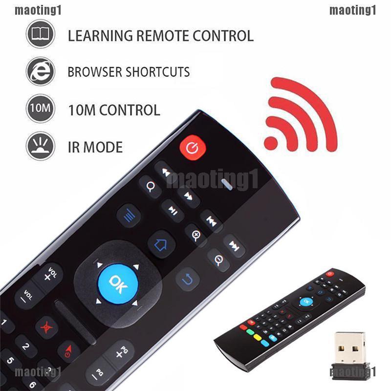 ❤MX3 Air Mouse Wireless Keyboard Remote For Android TV BOX /SmartTV