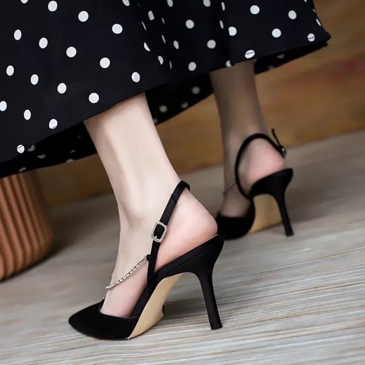 Sandal nữ gót bệt quai chéo đá nhẹ nhàng Q173 hàng chất đẹp