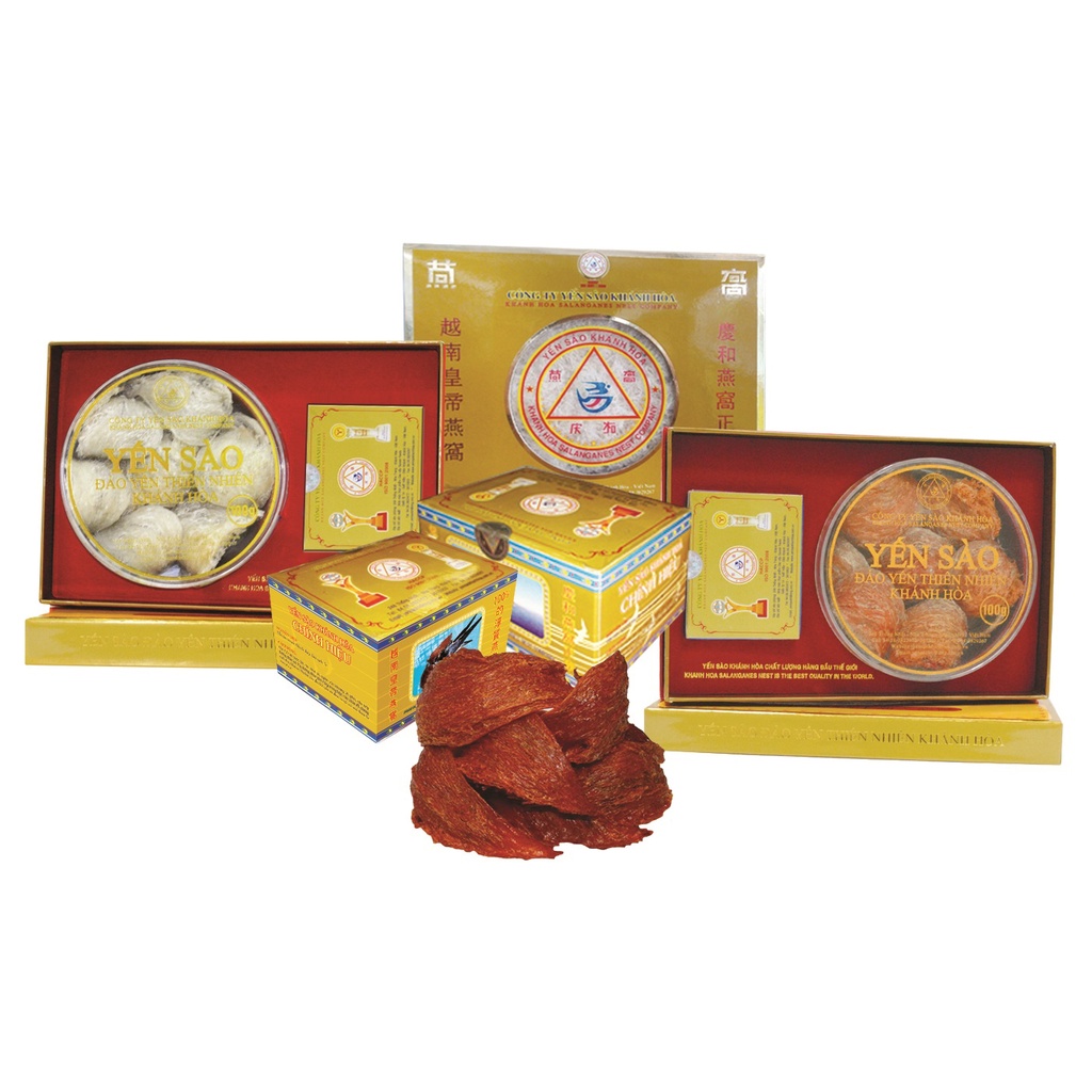 ⚜️CHÍNH HÃNG⚜️ Yến Sào Sanvinest Khánh Hòa Chính Hiệu Nguyên Tổ - Hộp 50 Gram (S150)