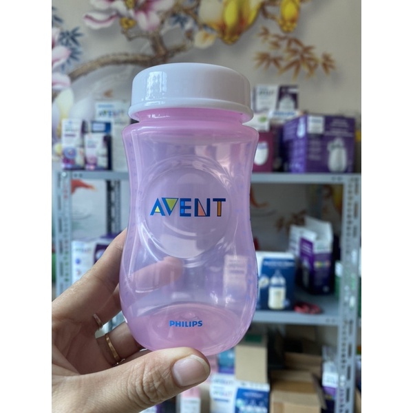 Thân bình sữa philips avent 260ml kèm nắp chặn