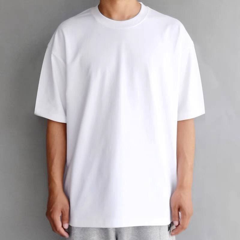 Áo phông trơn chất Basic đen trắng, áo thun tay lỡ oversized chất liệu cotton mềm, mát - MALTRIK