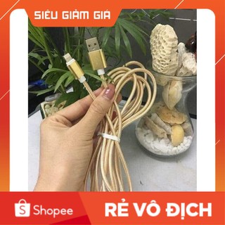 [Giảm Sốc] Dây Sạc IPhone, Android Dài 3M Bọc Dù Siêu Bền