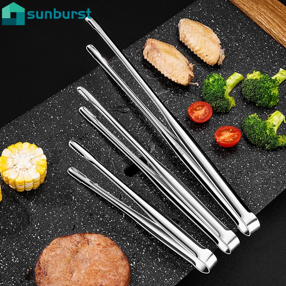 1 Kẹp Gắp Thức Ăn Bằng Thép Không Gỉ Tiện Lợi