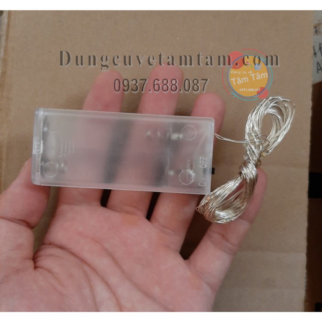 [ TÂM TÂM ]-Đèn led pin, Đèn led dùng pin dài 3 mét -Mô Hình